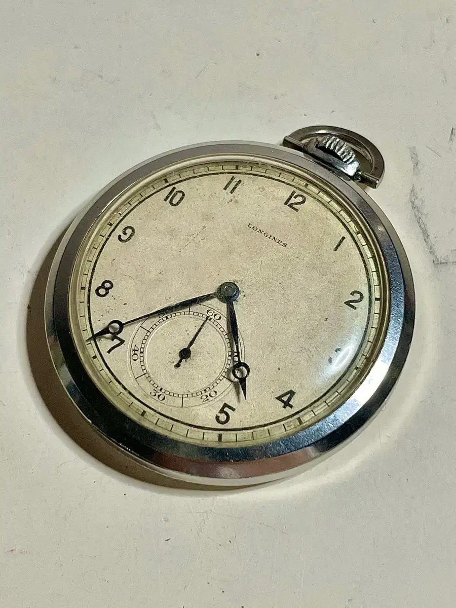 1930년대 빈티지 론진 회중시계 청침 LONGINES